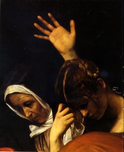 Kruisafneming (detail 2) Caravaggio door Michelangelo Merisi Caravaggio